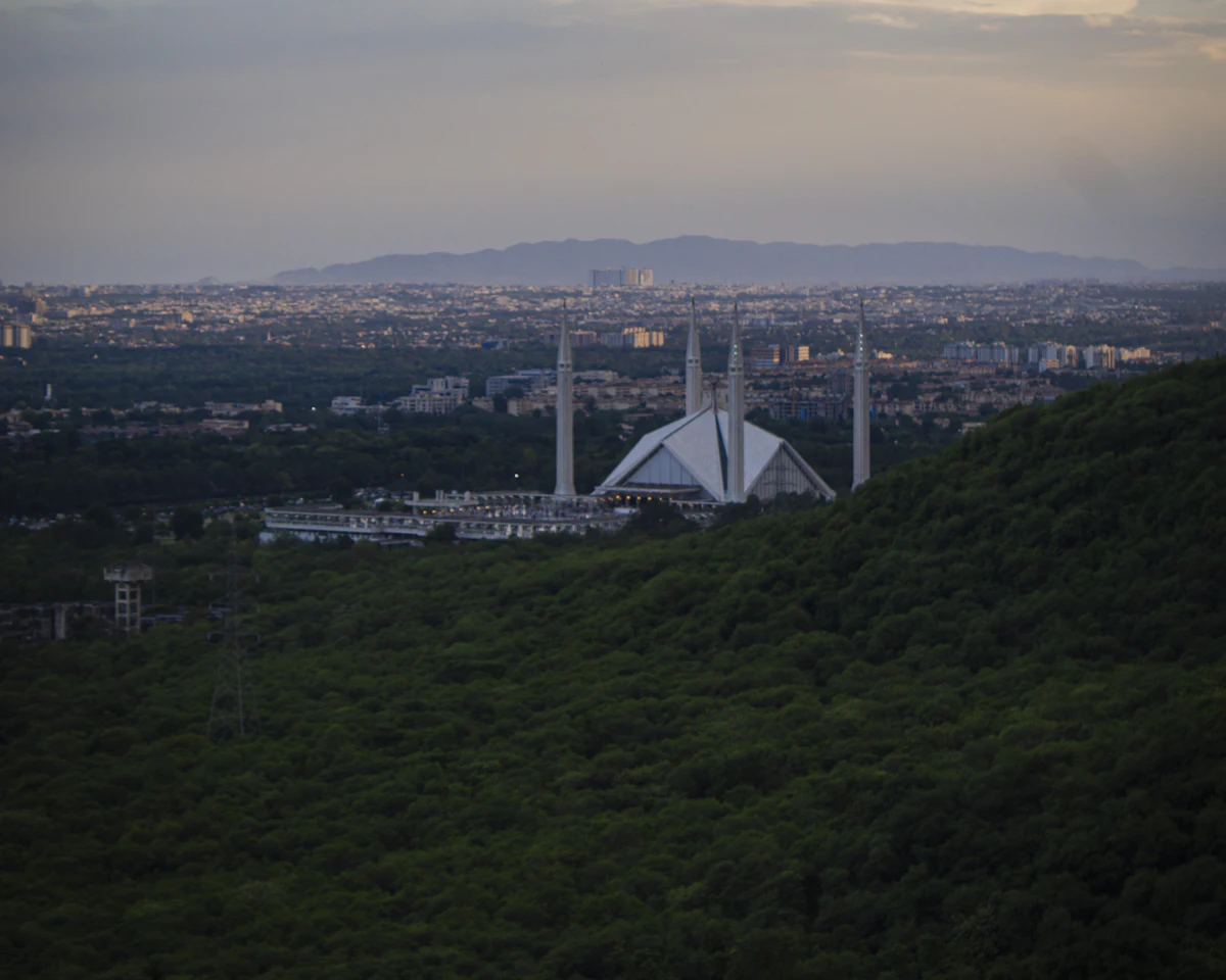 A view over Islamabad from the Margalla Hills